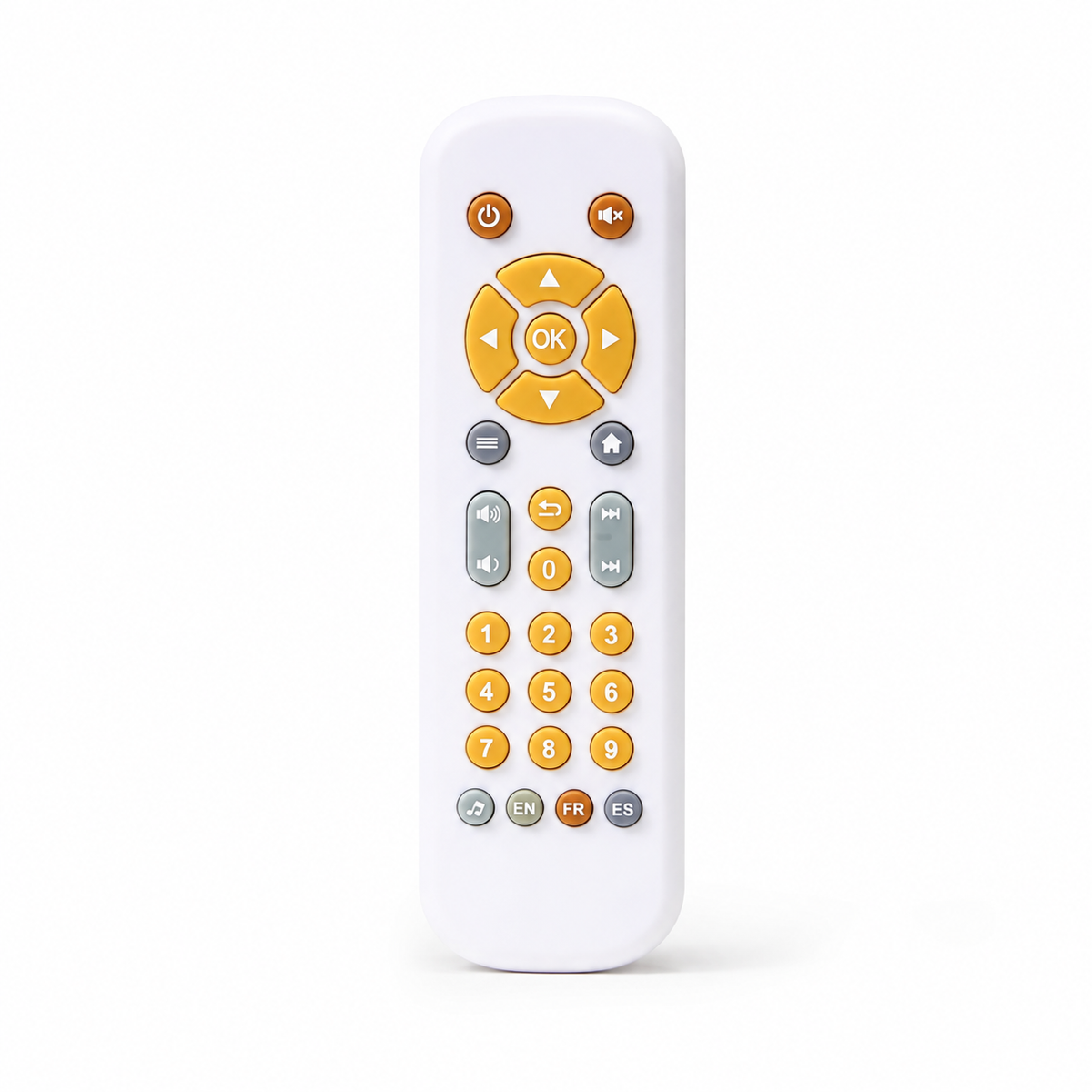 Toddler Interactive Remote Control Learning Toy with Lights and Music