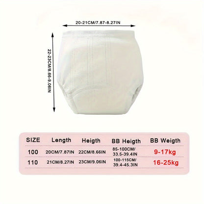 Toddler Potty Training Pants Reusable Leakproof Cotton Underwear