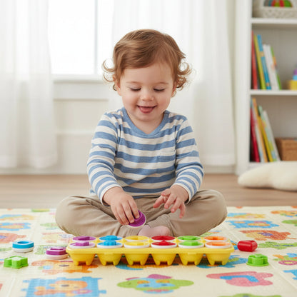 Toddler Shape Matching Learning Toy Interactive Educational Play Set