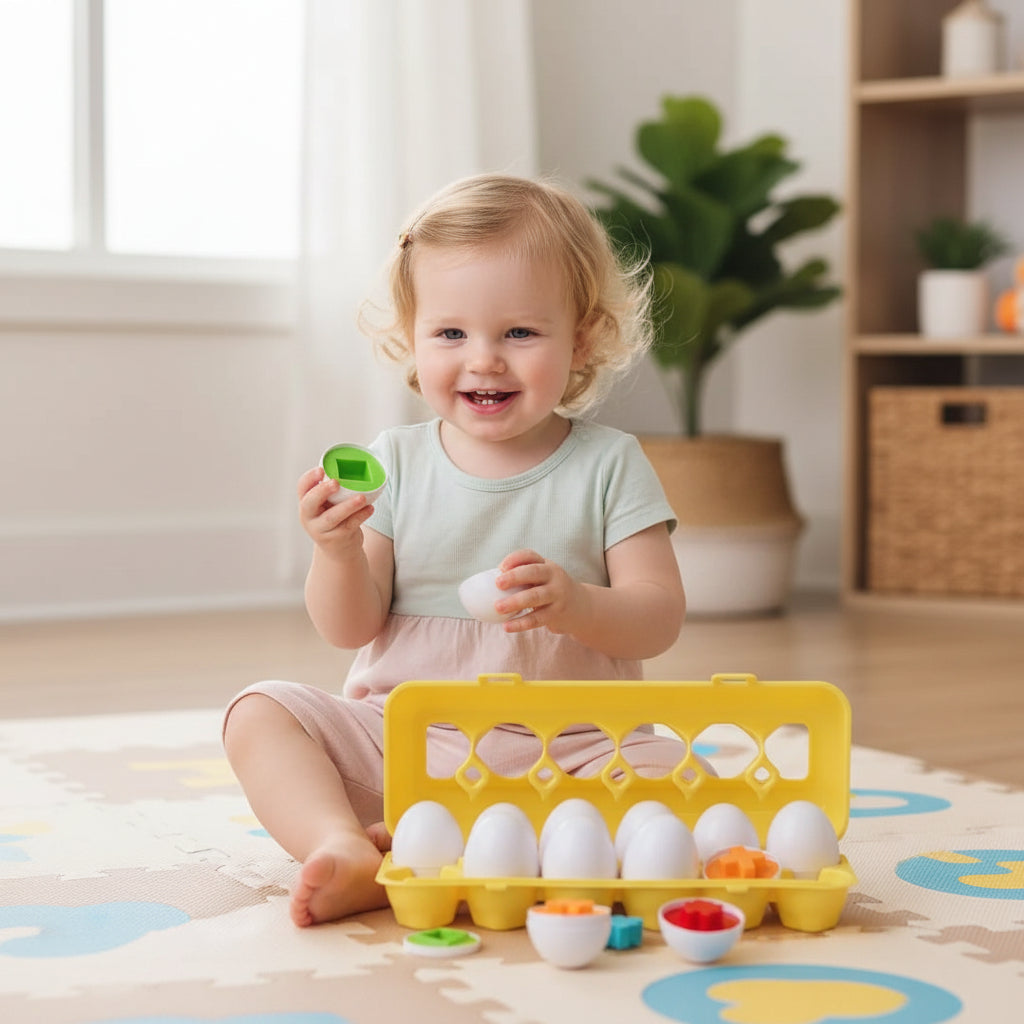 Toddler Shape Matching Learning Toy Interactive Educational Play Set