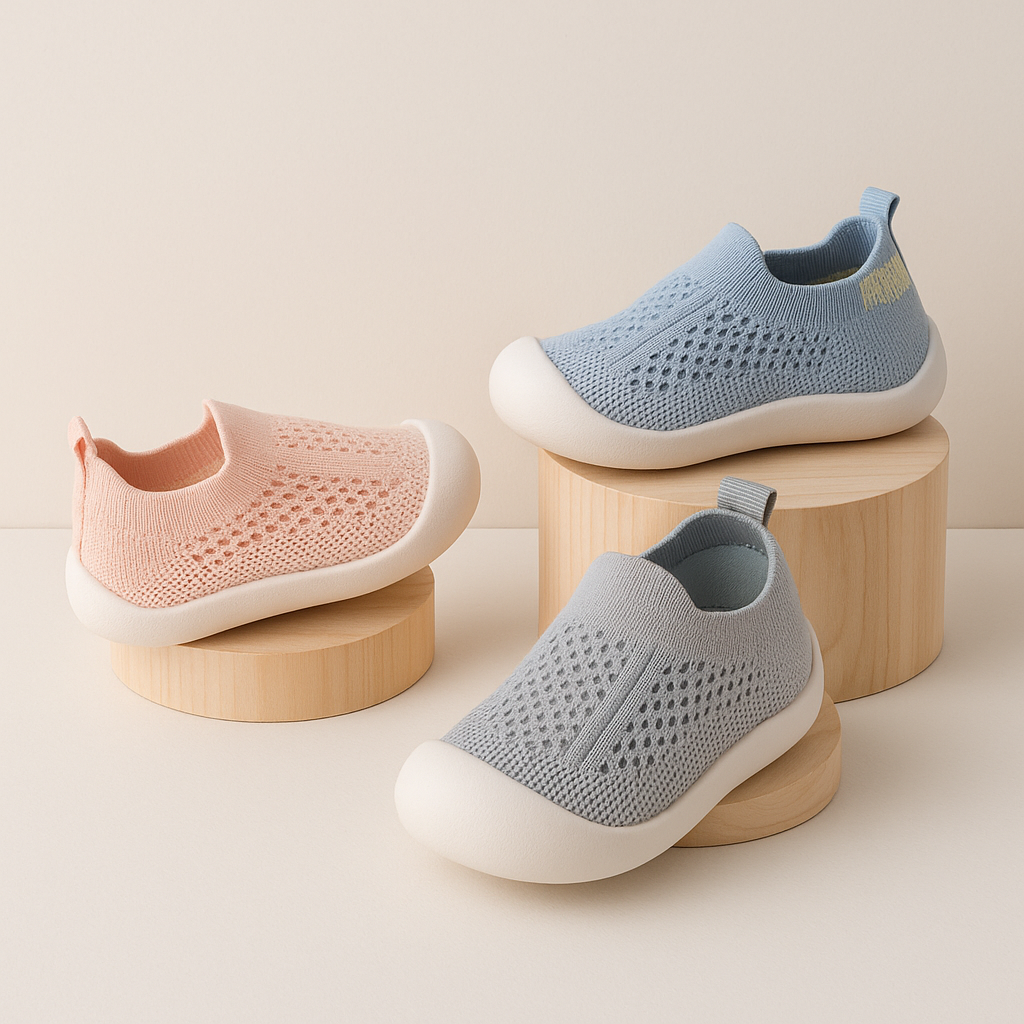 Toddler Slip On Sneakers Anti Slip Lightweight Shoes for Children