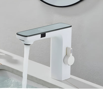 Touchless Sensor Faucet Digital Temperature Bathroom Mixer Tap