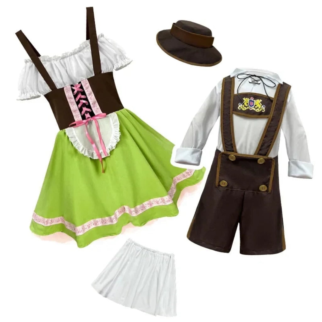 Traditional Festive Costume Set Halloween Carnival Party Outfit