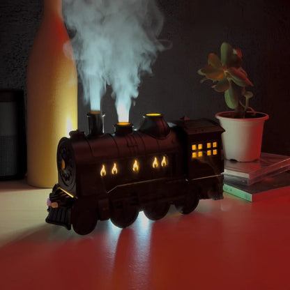 Train Style Humidifier and Essential Oil Diffuser with LED Light