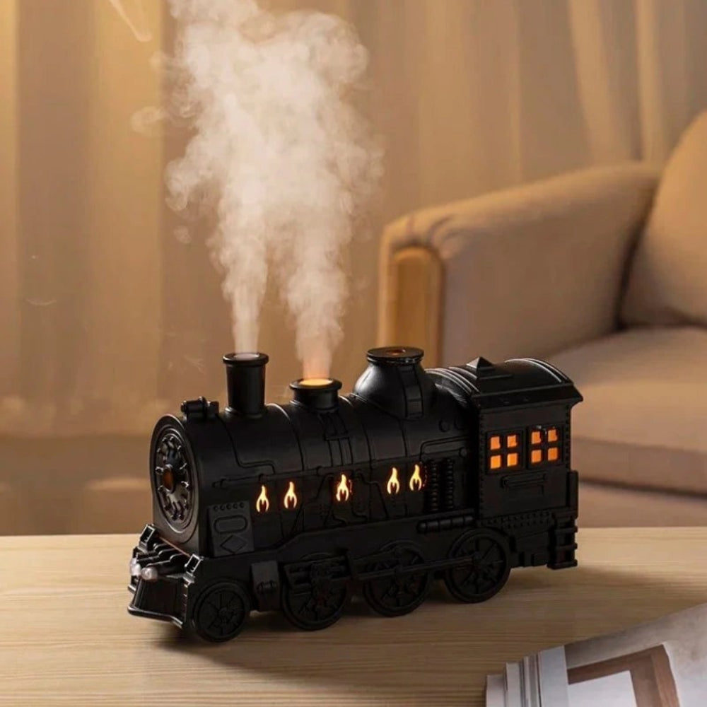 Train Style Humidifier and Essential Oil Diffuser with LED Light