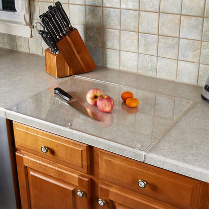 Transparent Acrylic Cutting Board Non Slip Kitchen Chopping Board