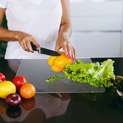 Transparent Acrylic Cutting Board Non Slip Kitchen Chopping Board