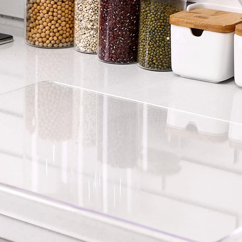 Transparent Acrylic Cutting Board Non Slip Kitchen Chopping Board