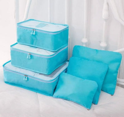 Travel Packing Organizer Cubes Luggage Storage Bag Set