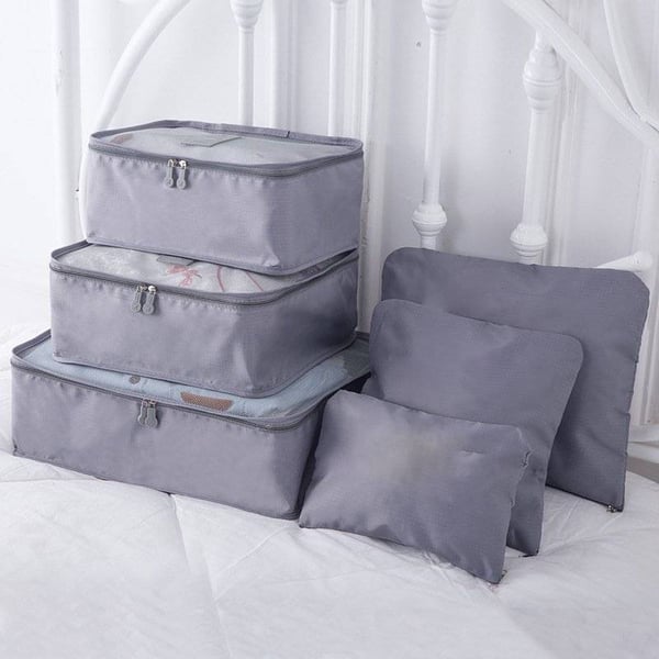 Travel Packing Organizer Cubes Luggage Storage Bag Set