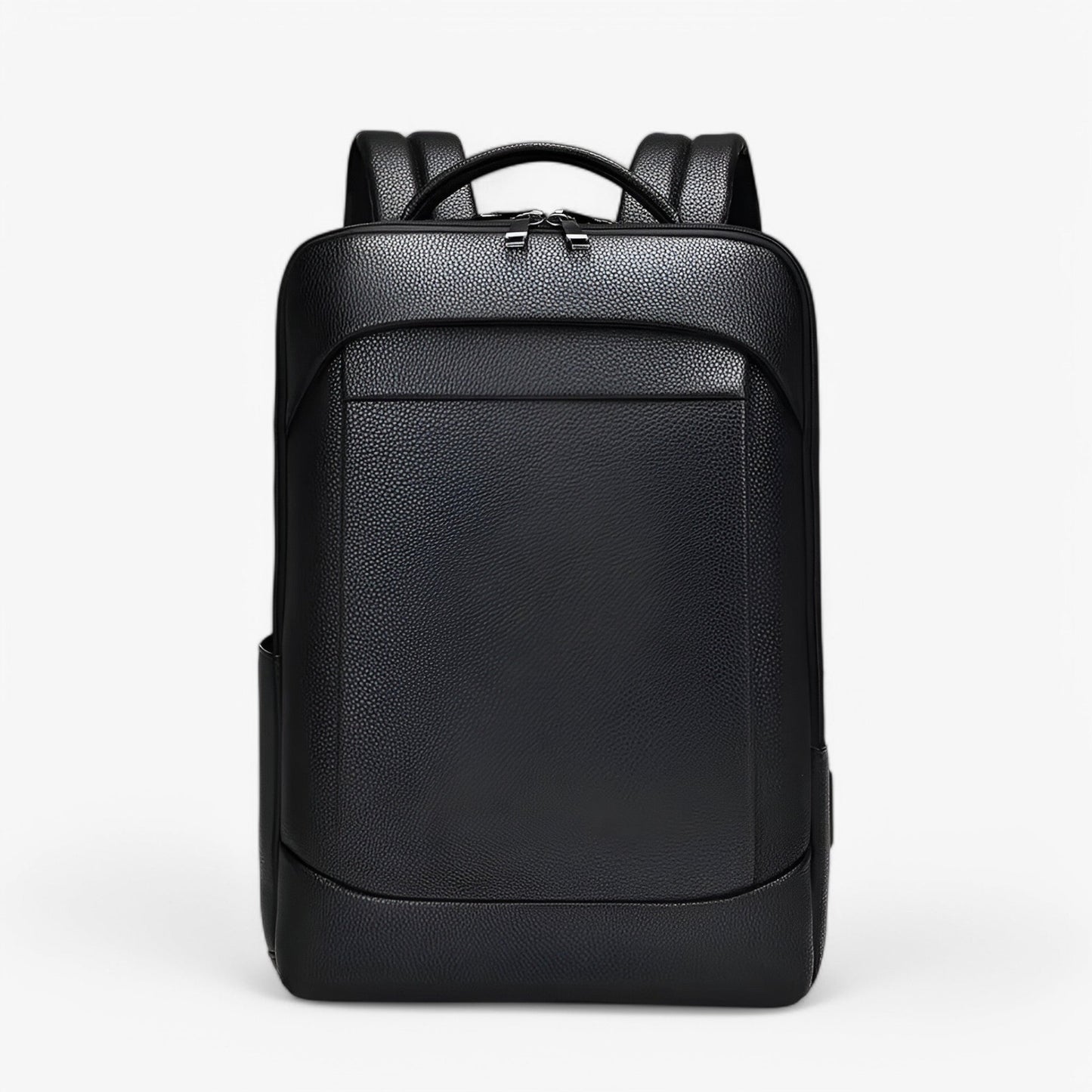 USB Charging Leather Laptop Backpack Business Travel