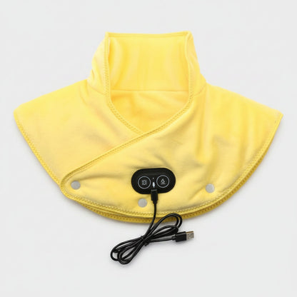 USB Heated Neck and Shoulder Massage Pad with Vibration