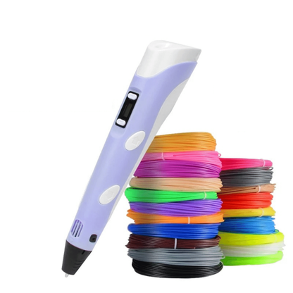 USB-drevet 3D-printpen med justerbar hastighed til kreativ tegning