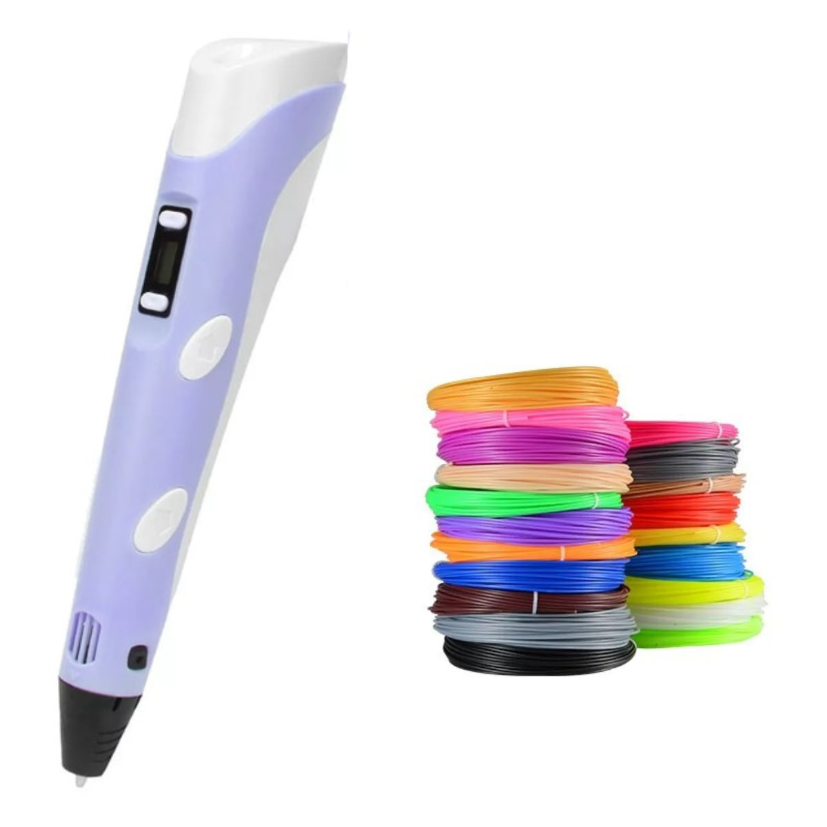 USB-drevet 3D-printpen med justerbar hastighed til kreativ tegning