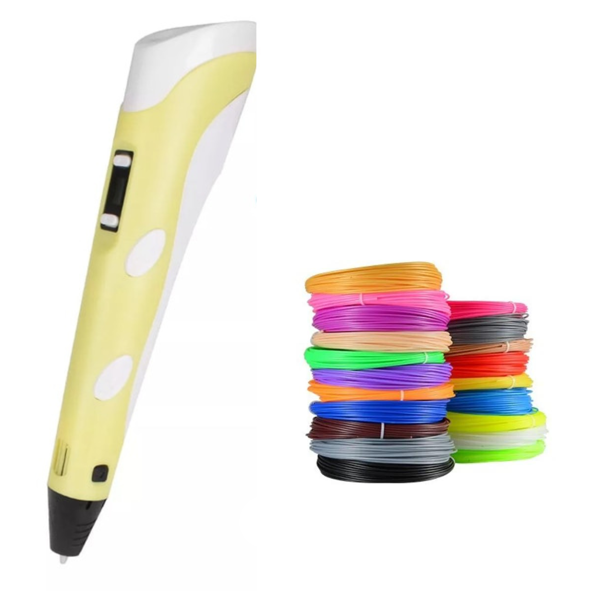 USB-drevet 3D-printpen med justerbar hastighed til kreativ tegning