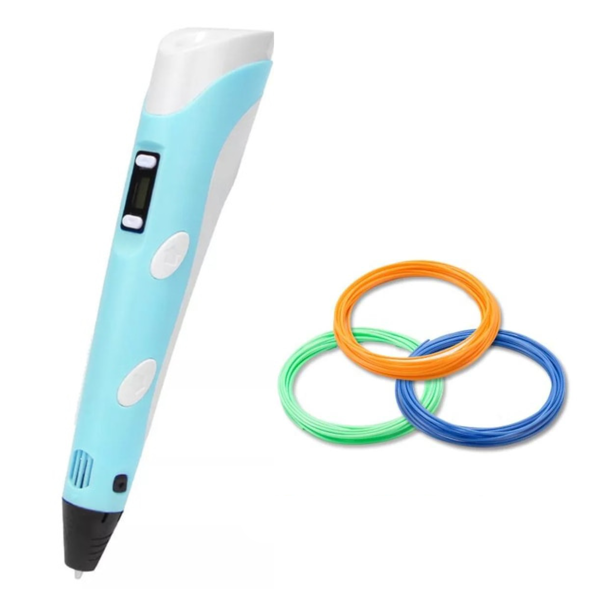 USB-drevet 3D-printpen med justerbar hastighed til kreativ tegning