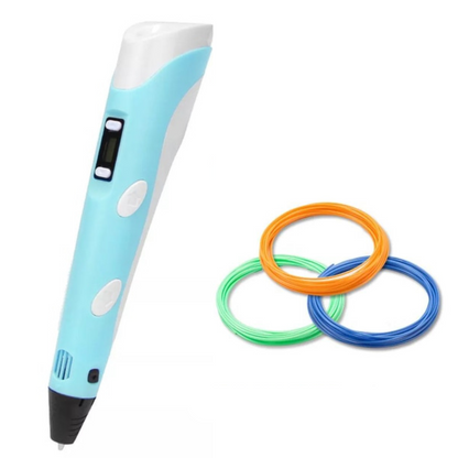 USB-drevet 3D-printpen med justerbar hastighed til kreativ tegning