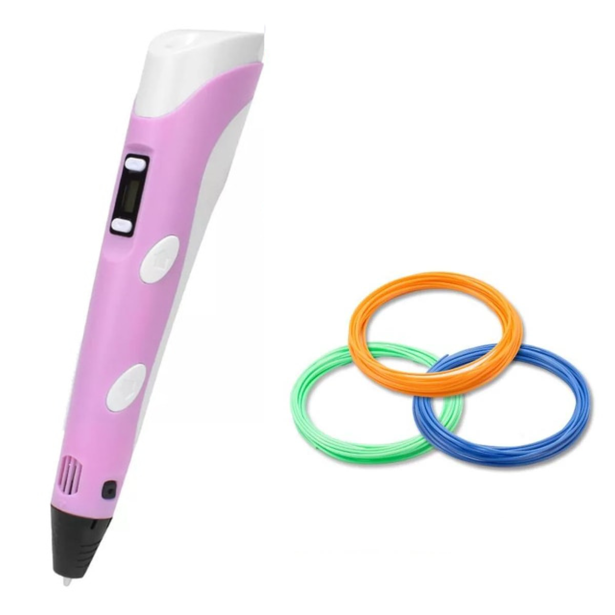 USB-drevet 3D-printpen med justerbar hastighed til kreativ tegning