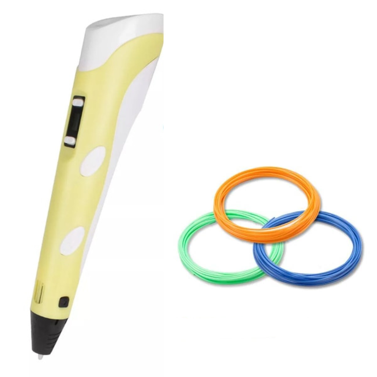 USB-drevet 3D-printpen med justerbar hastighed til kreativ tegning