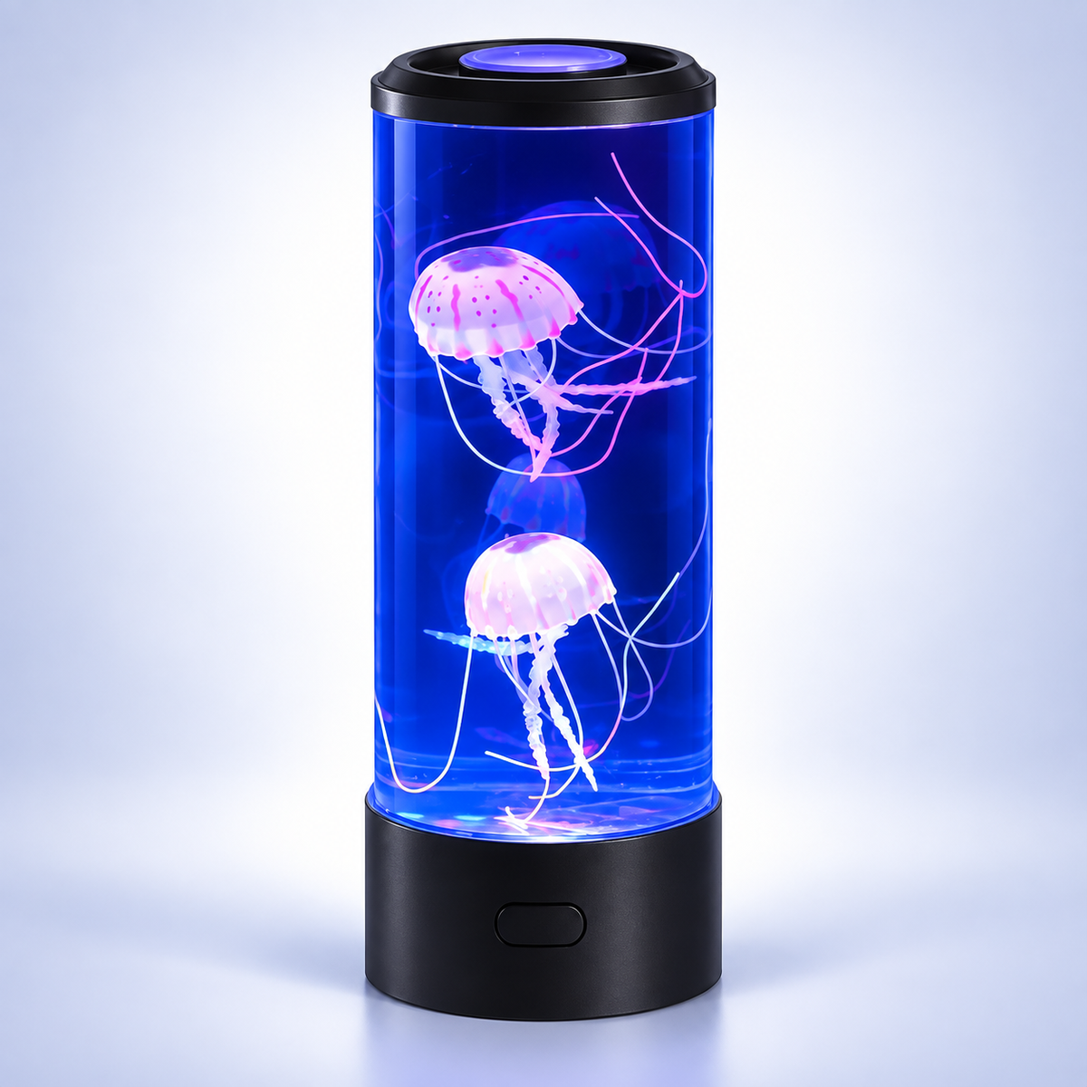 USB-Powered Colour-Changing Jellyfish Lamp with Floating Aquarium-Style Display