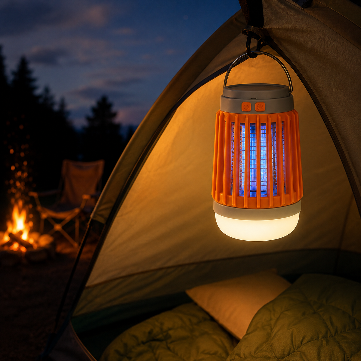 USB Rechargeable UV Mosquito Zapper Lantern