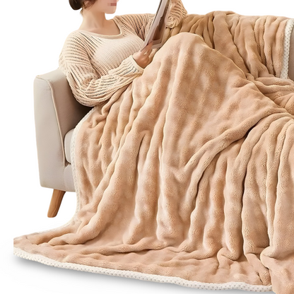 Ultra Soft Plush Winter Blanket Fluffy Cozy Throw Bed Sofa Blanket