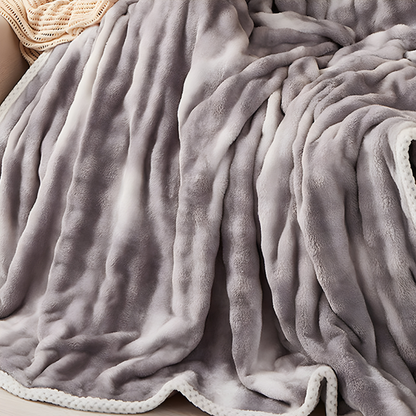 Ultra Soft Plush Winter Blanket Fluffy Cozy Throw Bed Sofa Blanket