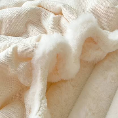 Ultra Soft Ribbed Fitted Sheet Bedding Set With Pillowcases