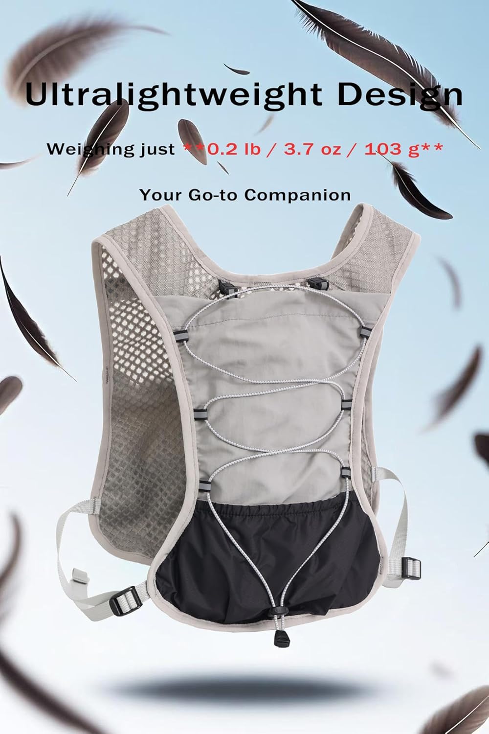Ultralight Running Hydration Vest Backpack 2L Trail Pack