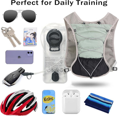 Ultralight Running Hydration Vest Backpack 2L Trail Pack