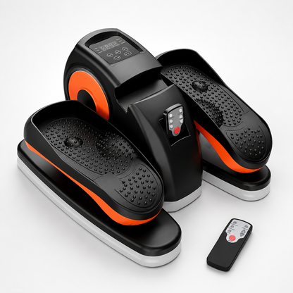 Under Desk Pedal Exerciser with LCD Screen, Adjustable Speed and Remote Control
