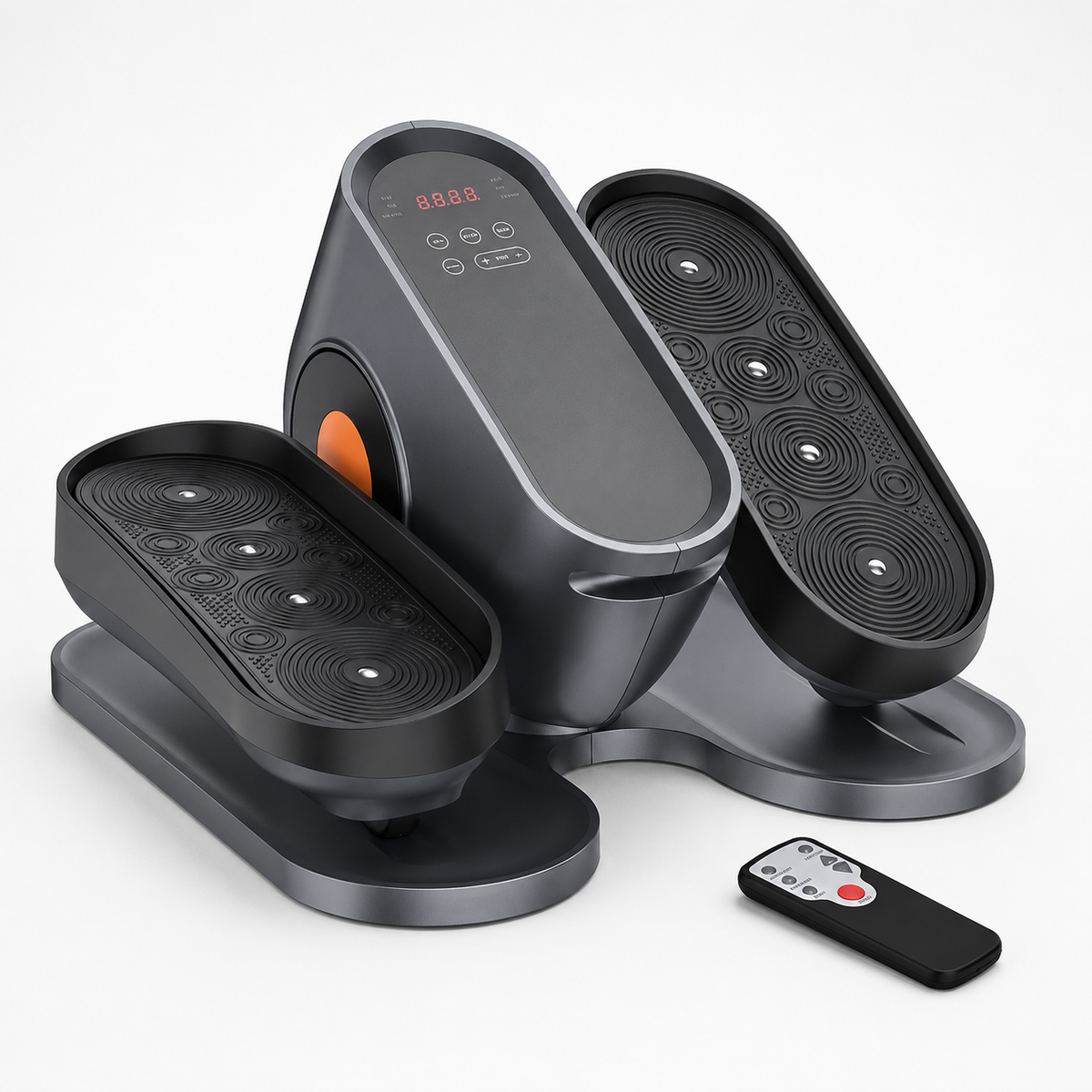 Under Desk Pedal Exerciser with LCD Screen, Adjustable Speed and Remote Control