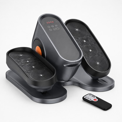 Under Desk Pedal Exerciser with LCD Screen, Adjustable Speed and Remote Control