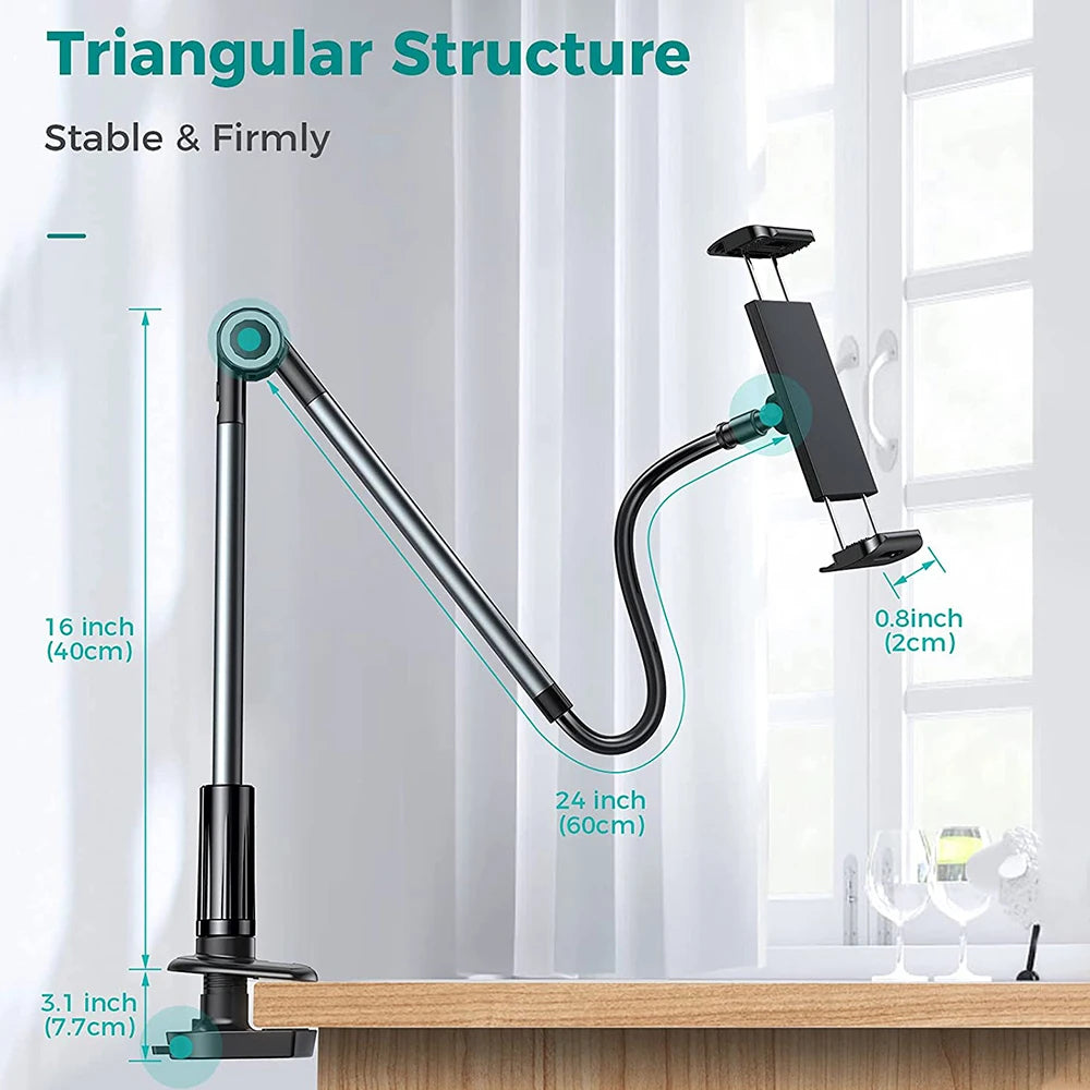 Universal Phone Holder Flexible Desk Bed Tablet Stand