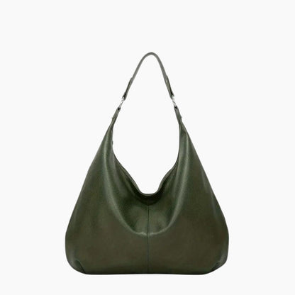 Vegan Leather Hobo Bag Womens Large Capacity Shoulder Handbag