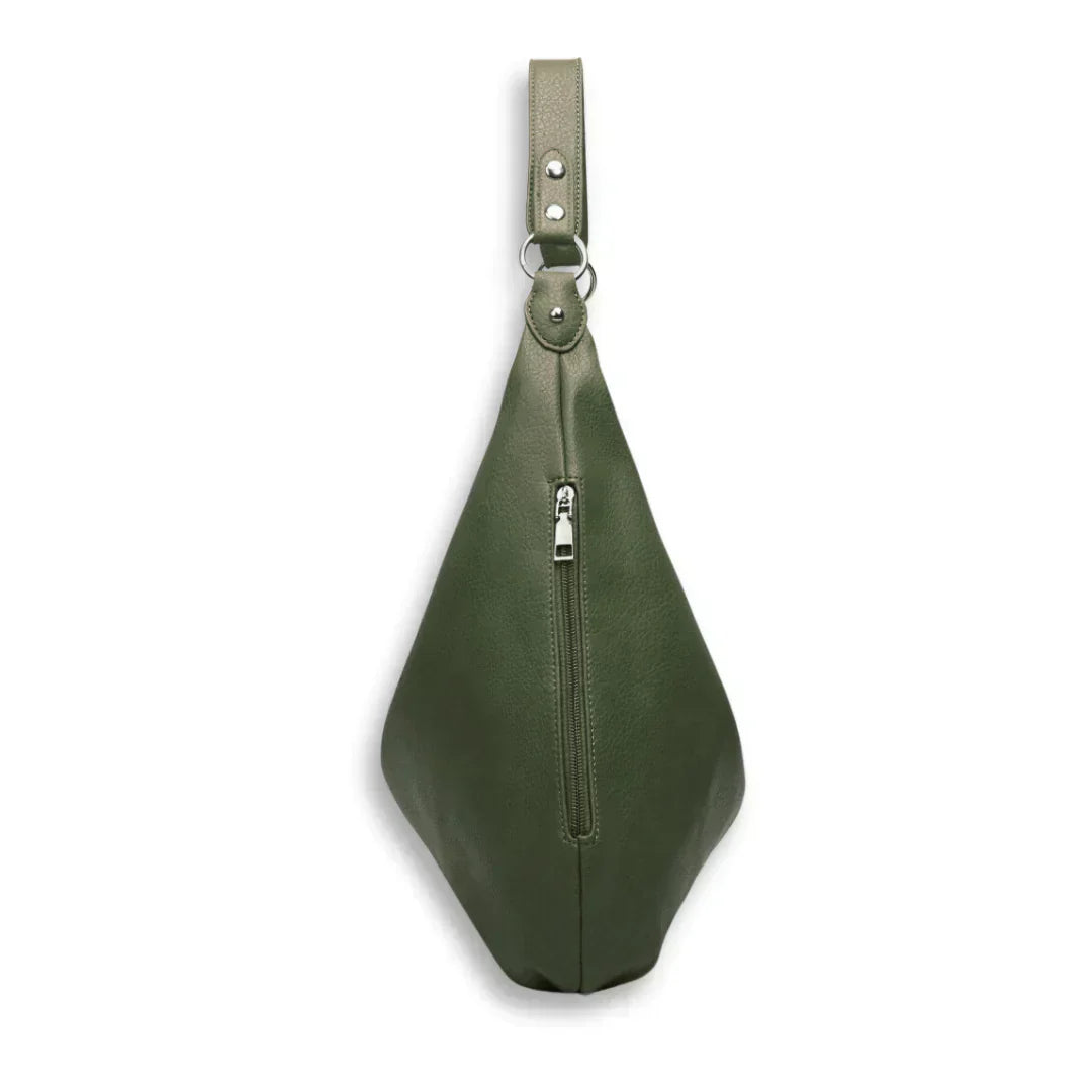 Vegan Leather Hobo Bag Womens Large Capacity Shoulder Handbag