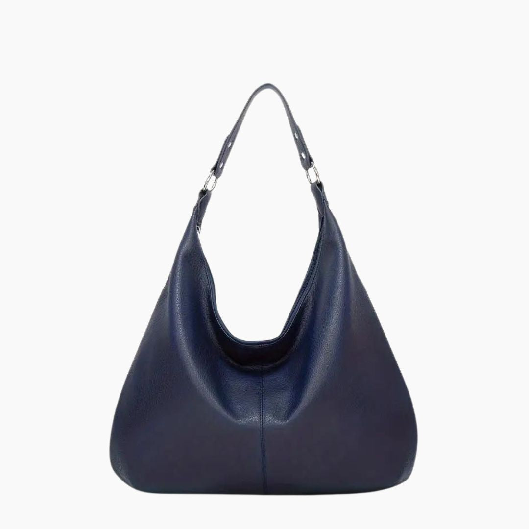 Vegan Leather Hobo Bag Womens Large Capacity Shoulder Handbag