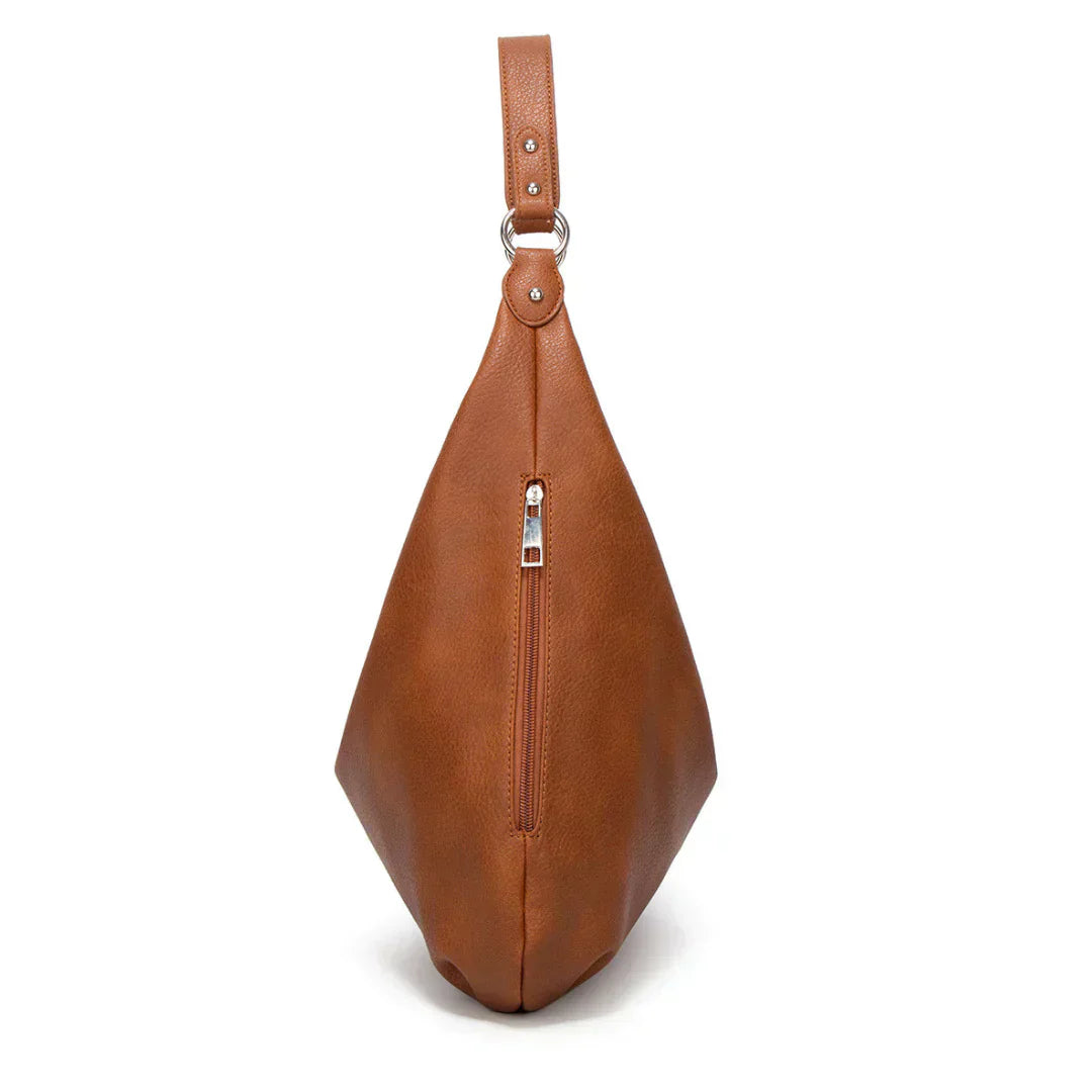 Vegan Leather Hobo Bag Womens Large Capacity Shoulder Handbag