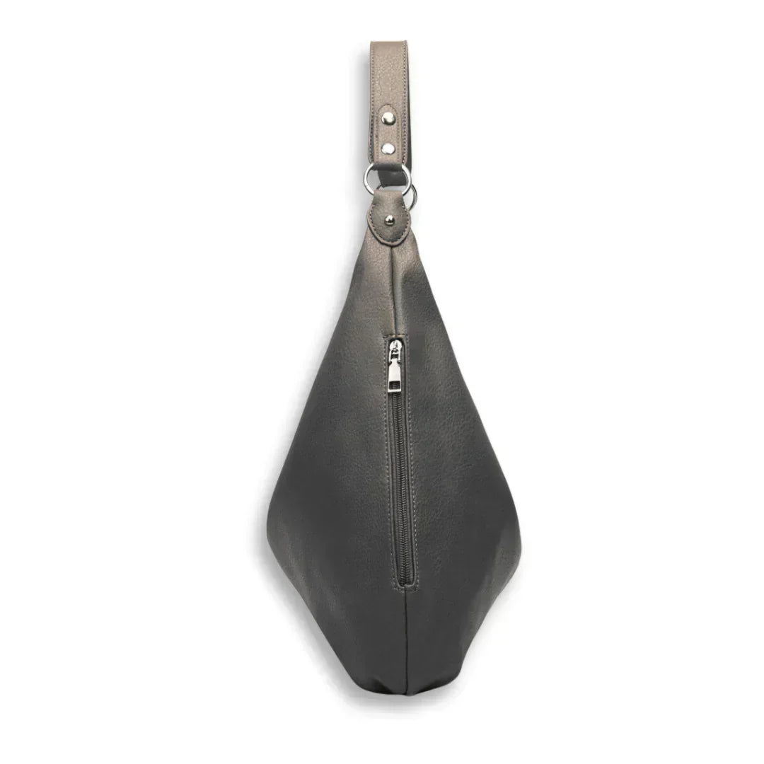 Vegan Leather Hobo Bag Womens Large Capacity Shoulder Handbag