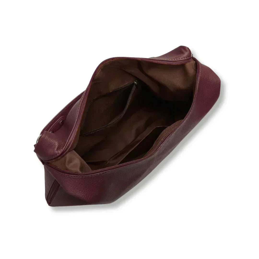 Vegan Leather Hobo Bag Womens Large Capacity Shoulder Handbag