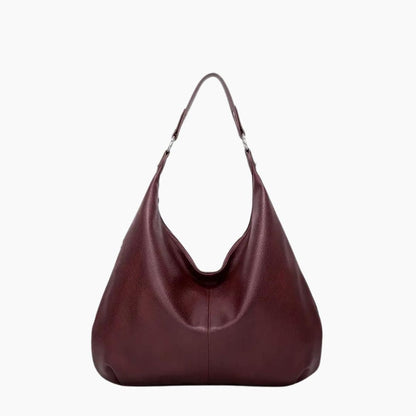 Vegan Leather Hobo Bag Womens Large Capacity Shoulder Handbag
