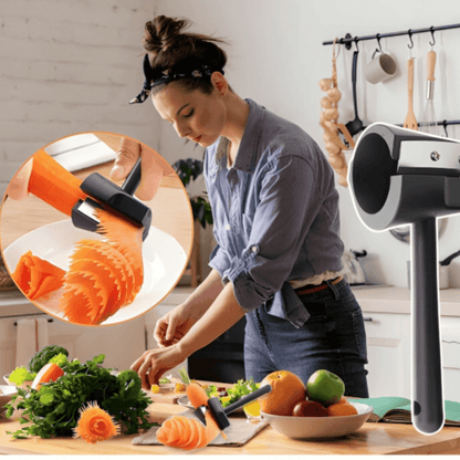 Vegetable Spiral Flower Cutter Creative Garnishing Kitchen Tool