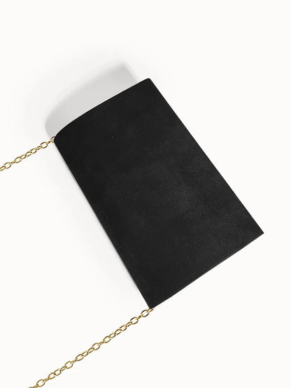 Velvet Envelope Clutch Suede Style Evening Handbag