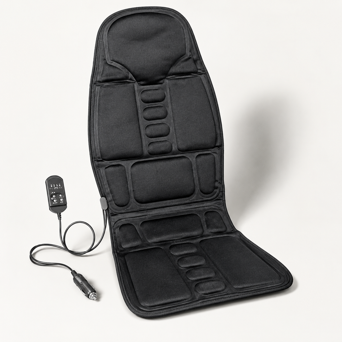 Vibrating Massage Chair Pad with 8 Modes, Heat Function and Remote Control for Car and Home Seats