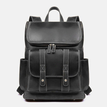Vintage Anti Theft Laptop Backpack Multi Pocket Travel Bag