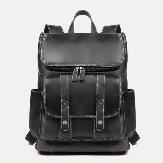 Vintage Anti Theft Laptop Backpack Multi Pocket Travel Bag