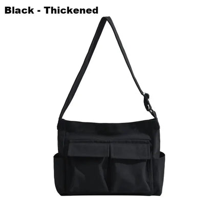Vintage Canvas Crossbody Shoulder Bag
