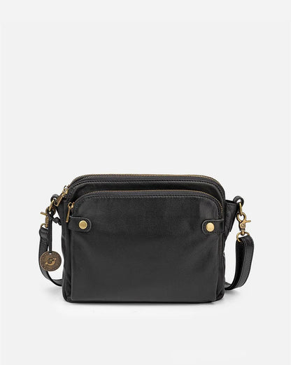 Vintage Leather Crossbody Shoulder Bag Adjustable Strap