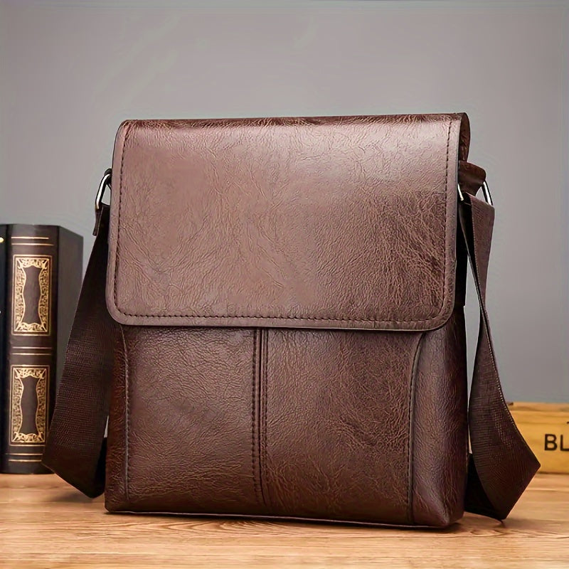 Vintage Messenger Crossbody Bag Men Business Shoulder Satchel