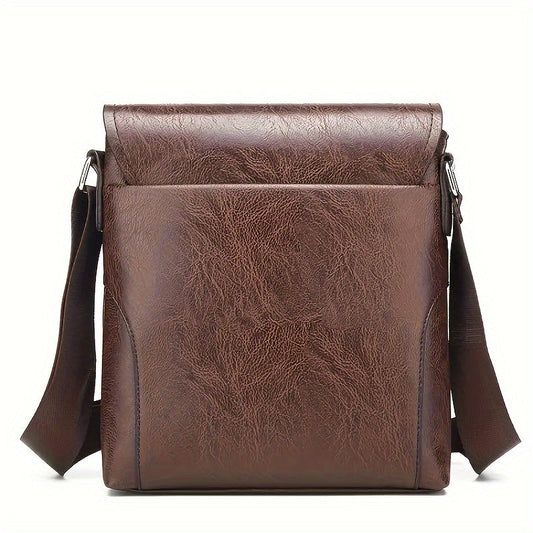 Vintage Messenger Crossbody Bag Men Business Shoulder Satchel